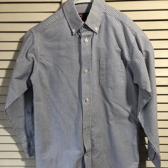 (2) BOY'S CHAPS OXFORD SHIRTS, SIZE 10 - Picture 5 of 7